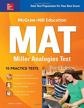 portada McGraw-Hill Education MAT Miller Analogies Test, Third Edition (Mcgraw Hills Mat)