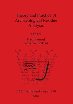 portada Theory and Practice of Archaeological Residue Analysis (Bar International Series) (in English)