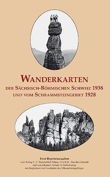 portada Wanderkarten der Sächsisch-Böhmischen Schweiz 1938 und vom Schrammsteingebiet 1928