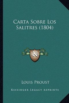 portada Carta Sobre los Salitres (1804)