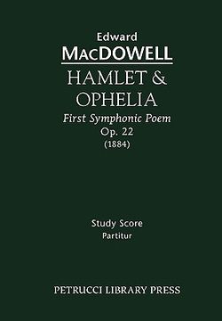 portada hamlet & ophelia, op. 22 - study score (en Inglés)