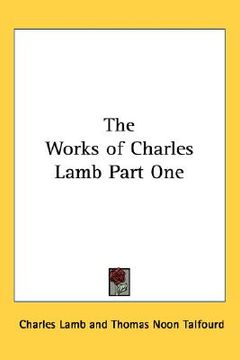 portada the works of charles lamb part one (en Inglés)