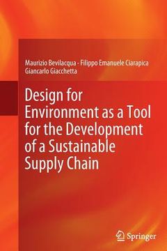 portada Design for Environment as a Tool for the Development of a Sustainable Supply Chain