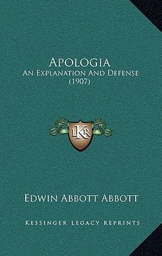 portada apologia: an explanation and defense (1907) (en Inglés)