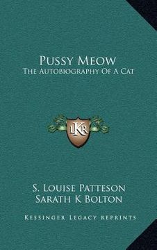 portada pussy meow: the autobiography of a cat (en Inglés)
