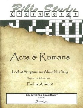 portada Crosswords Bible Study: Acts and Romans (en Inglés)