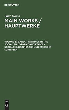 portada Writings in Social Philosophy and Ethics - Sozialphilosophische und Ethische Schriften. Hrsg. Von Erdmann Sturm. (en Inglés)