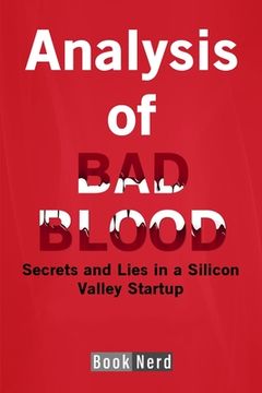 portada Analysis of bad Blood: Secrets and Lies in a Silicon Valley Startup 