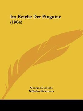 portada Im Reiche Der Pinguine (1904) (in German)