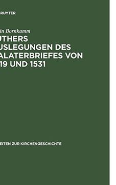 portada Luthers Auslegungen des Galaterbriefes von 1519 und 1531 