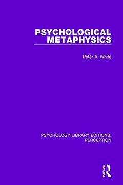portada Psychological Metaphysics (Psychology Library Editions: Perception) (en Inglés)
