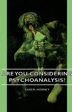 portada are you considering psychoanalysis? (in English)