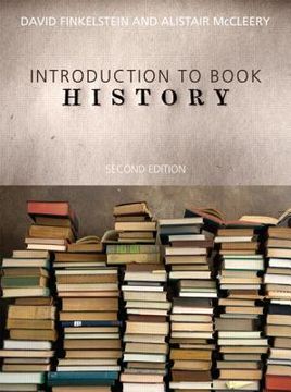 portada an introduction to book history (en Inglés)