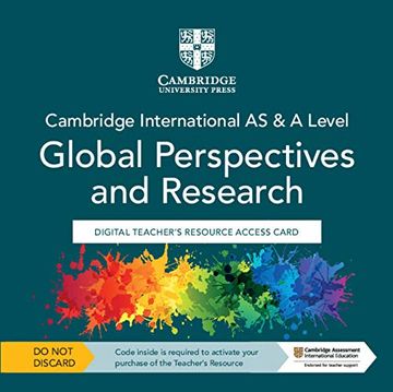 portada Cambridge International as & a Level Global Perspectives & Research Digital Teacher'S Resource Access Card (en Inglés)
