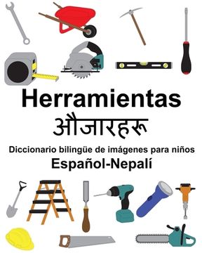 portada Español-Nepalí Herramientas Diccionario bilingüe de imágenes para niños
