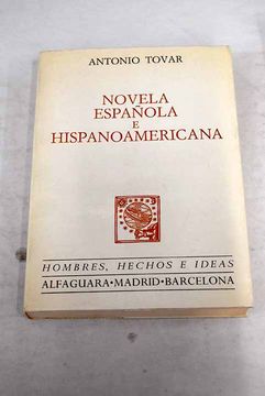 portada Novela Española e Hispanoamericana