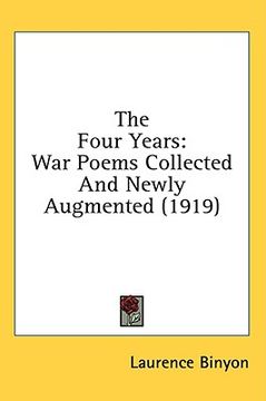 portada the four years: war poems collected and newly augmented (1919) (en Inglés)