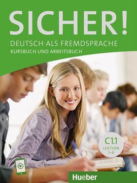 portada Sicher! C1. 1. Kurs- und Arbeitsbuch mit Audios Online, Lektion 1-6