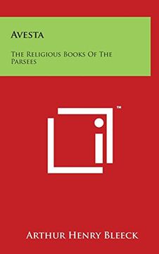 portada Avesta: The Religious Books of the Parsees (en Inglés)