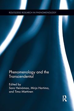 portada Phenomenology and the Transcendental (Routledge Research in Phenomenology) 