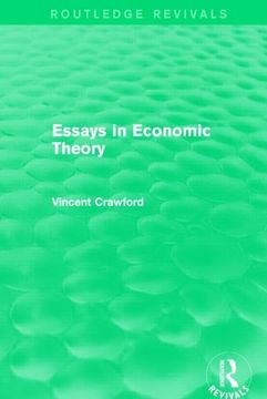 portada Essays in Economic Theory (Routledge Revivals) (en Inglés)
