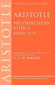 portada Aristotle: Nicomachean Ethics, Books Ii--Iv: Translated With an Introduction and Commentary: Bk. S 2-4 (Clarendon Aristotle Series) (in English)