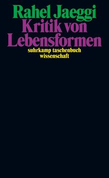 portada Kritik von Lebensformen (en Alemán)