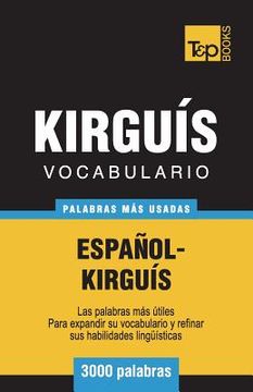 portada Vocabulario Español-Kirguís - 3000 palabras más usadas