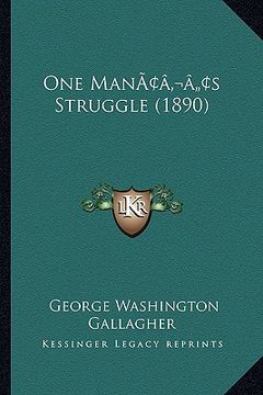 portada one manacentsa -a centss struggle (1890) (en Inglés)