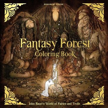 portada Fantasy Forest Coloring Book (in English)