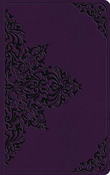 portada Esv Large Print Value Thinline Bible (Trutone, Lavender, Filigree Design) (en Inglés)
