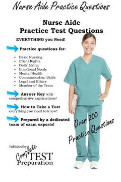 portada nurse aide practice questions (en Inglés)