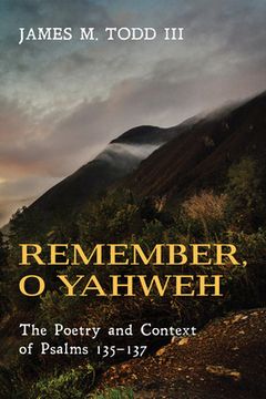 portada Remember, O Yahweh (en Inglés)