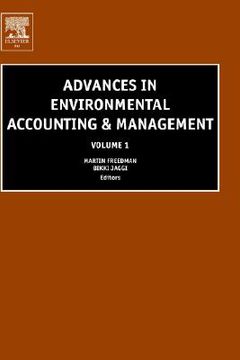 portada advances in environmental accounting and management (en Inglés)