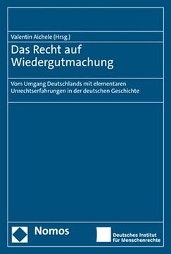 portada Das Recht auf Wiedergutmachung (in German)