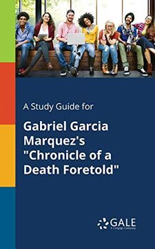 portada A Study Guide for Gabriel Garcia Marquez's "Chronicle of a Death Foretold" 