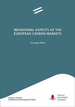 portada Behavioral Aspects of the European Carbon Markets (in English)