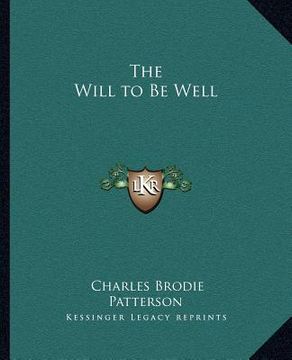 portada the will to be well (in English)