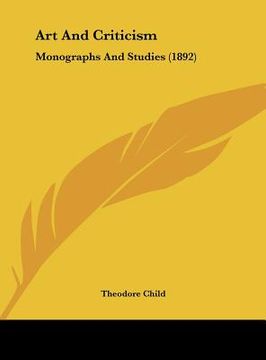 portada art and criticism: monographs and studies (1892)