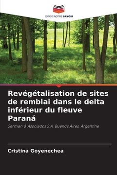 portada Revégétalisation de sites de remblai dans le delta inférieur du fleuve Paraná (en Francés)