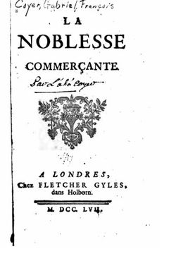 portada La noblesse commercante