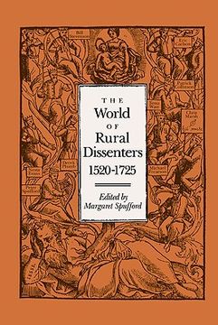 portada The World of Rural Dissenters, 1520 1725 (en Inglés)