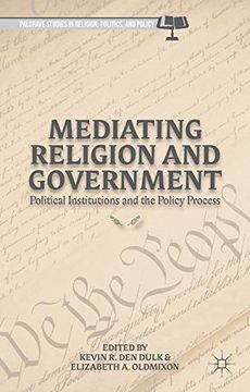 portada Mediating Religion and Government (Palgrave Studies in Religion, Politics, and Policy) 