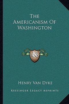 portada the americanism of washington