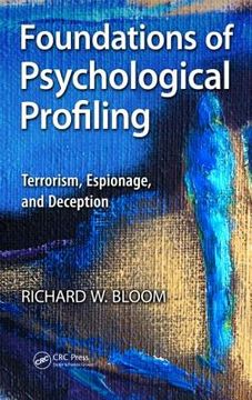 portada foundations of psychological profiling: terrorism, espionage, and deception (en Inglés)