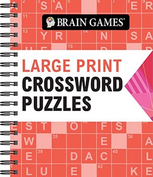 portada Brain Games - Large Print Crossword Puzzles (Arrow) (in English)