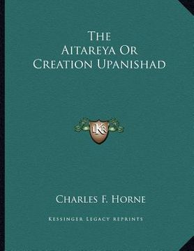 portada the aitareya or creation upanishad (en Inglés)