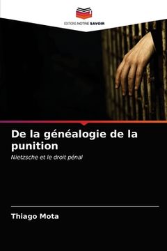 portada De la généalogie de la punition (en Francés)