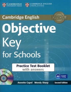 portada Objective key for Schools Practice Test Booklet With Answers With Audio cd 2nd Edition (en Inglés)
