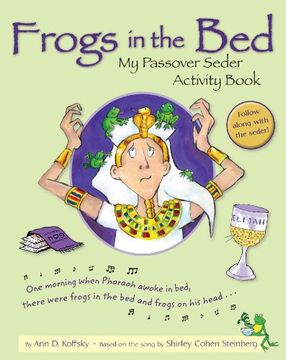 portada Frogs in the Bed: My Passover Seder Activity Book (en Inglés)